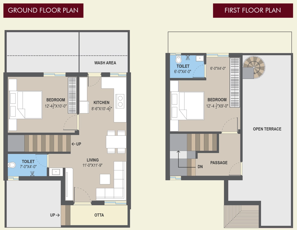 2 BHK House/Villa in Vinayak Tenaments in Ajwa Road, Vadodara - Image 696853