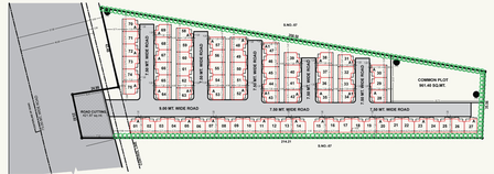 Master Plan of Vinayak Tenaments in Ajwa Road, Vadodara - Image 102836