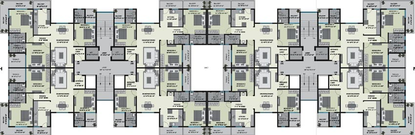 Floor Plan of Pyramid City 6 in Besa, Nagpur - Image 166569