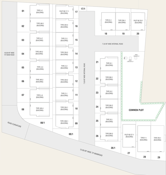 Master Plan of Shiv Aashray Primero in Atladara, Vadodara - Image 98658