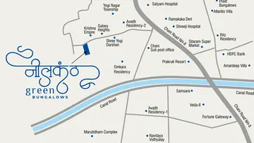 Location of Maruti Nilkanth Green Bunglows - Image 98017