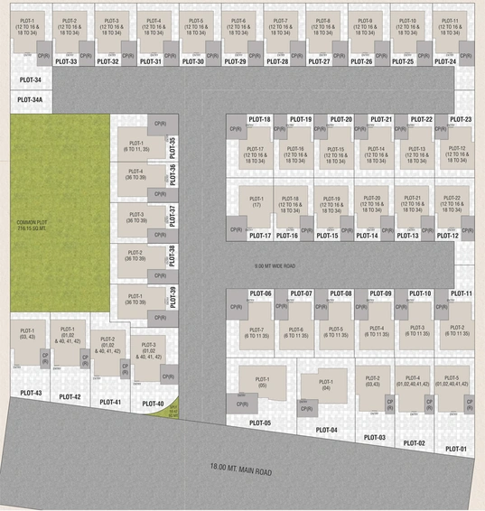 Master Plan of Pancham Pitambara in Chhani, Vadodara - Image 101828