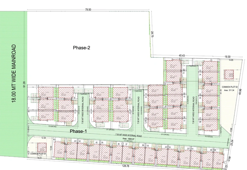 Master Plan of Perfect AL Kabeer Bunglows in Tandalja, Vadodara - Image 98694