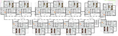 Floor Plan of Tejomaya Astral in Hingna Road, Nagpur - Image 166733