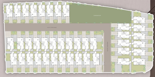Master Plan of Plus Vishranti 41 in Undera, Vadodara - Image 125336
