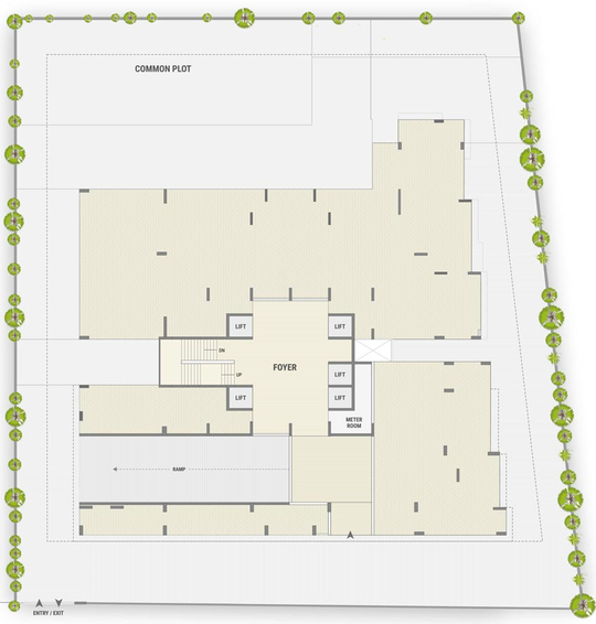 Master Plan of Akshat Hazel in Sola, Ahmedabad - Image 99770