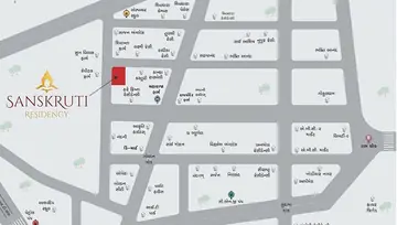 Location of Shreenathji Residency - Image 179155
