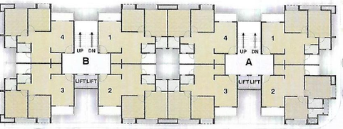 Floor Plan of Jaydee Arjun 226 in Vavol, Gandhinagar - Image 98184