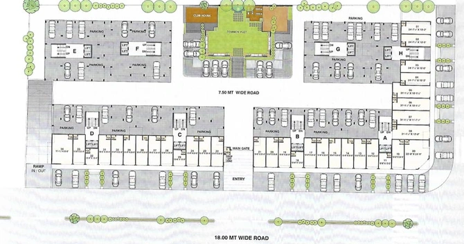 Master Plan of Jaydee Arjun 226 in Vavol, Gandhinagar - Image 98185