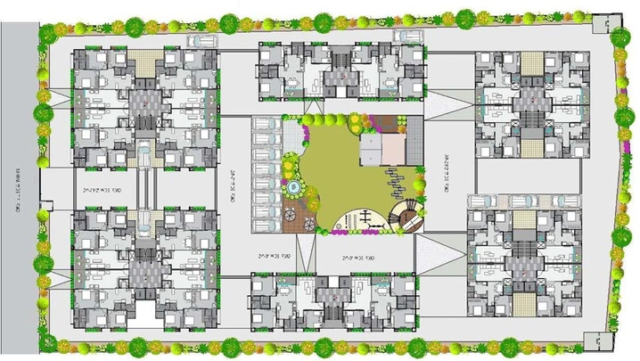 Master Plan of Arjun Paradise in Naranpura, Ahmedabad - Image 99357
