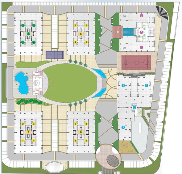 Master Plan of Shree Balaji Wind Park in Vaishnodevi Circle, Ahmedabad - Image 98196