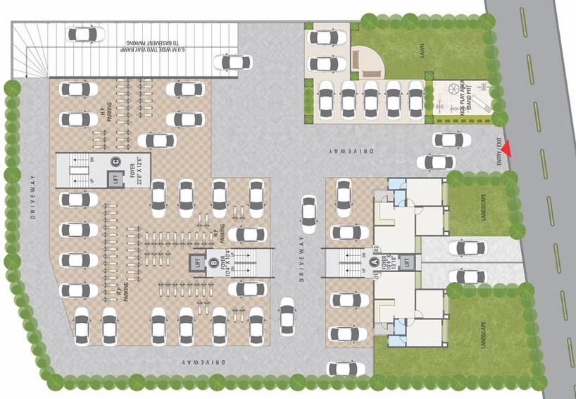 Master Plan of Darsh Pavitram in Koba, Gandhinagar - Image 98471