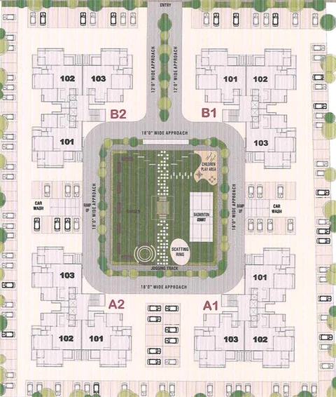 Master Plan of Pramukh Yog Sub Plot 1 in Katargam, Surat - Image 176344