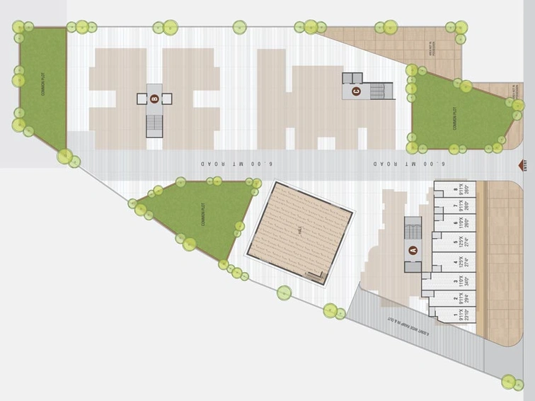 Master Plan of Raj Aavkar Avenue in Uvarsad, Gandhinagar - Image 98479