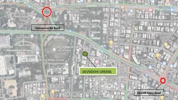 Location of Nishtha Devsiddhi Greens - Image 98203