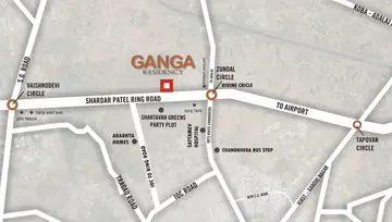 Location of Ganga Residency - Image 99514