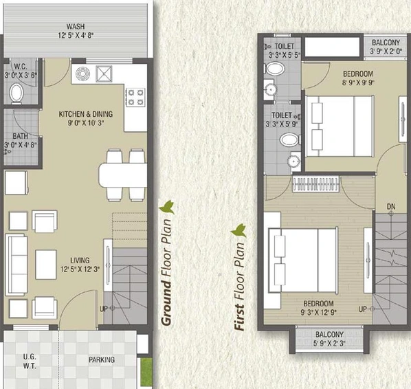 2 BHK House/Villa in A & J Shantivan Residency in Bhestan, Surat - Image 819438