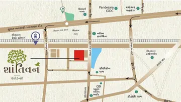 Location of A & J Shantivan Residency - Image 178958