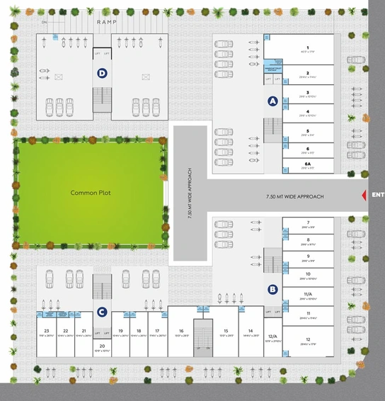 Master Plan of Sai Global Lifestyle in Nana Chiloda, Ahmedabad - Image 98247