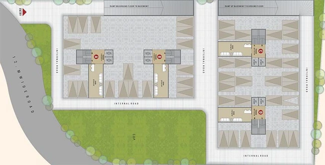 Master Plan of Unison Sun Residency in Punagam, Surat - Image 180773