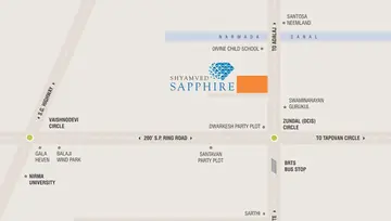 Location of JSB Shyamved Sapphire - Image 99523