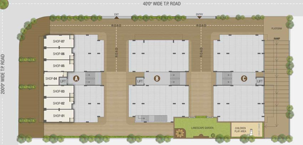 Master Plan of JSB Shyamved Sapphire in Zundal, Ahmedabad - Image 99525