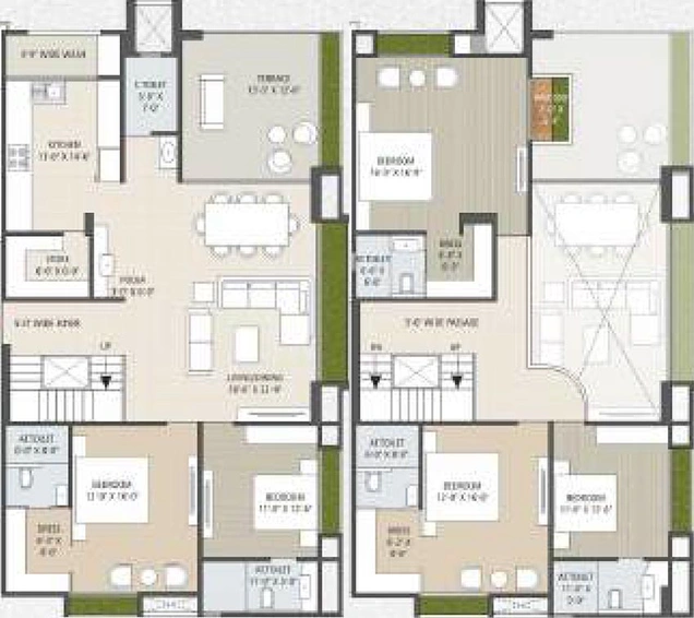 5 BHK Penthouse in Piramyd Greenopolis in Vesu, Surat - Image 818218