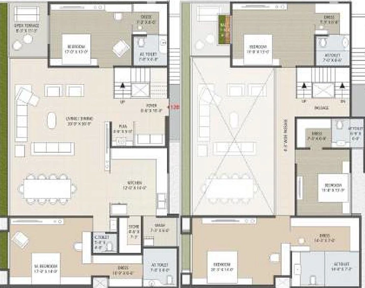 5 BHK Penthouse in Piramyd Greenopolis in Vesu, Surat - Image 818219