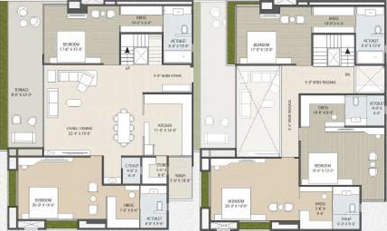 5 BHK Penthouse in Piramyd Greenopolis in Vesu, Surat - Image 818220