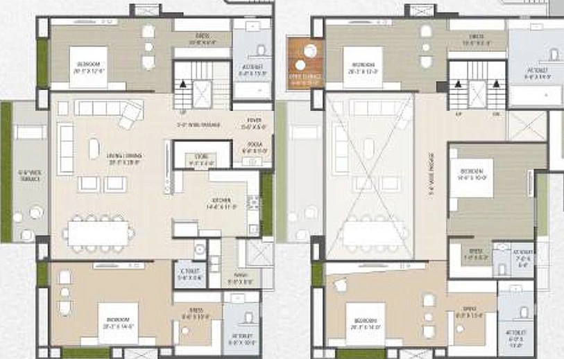 5 BHK Penthouse in Piramyd Greenopolis in Vesu, Surat - Image 818221
