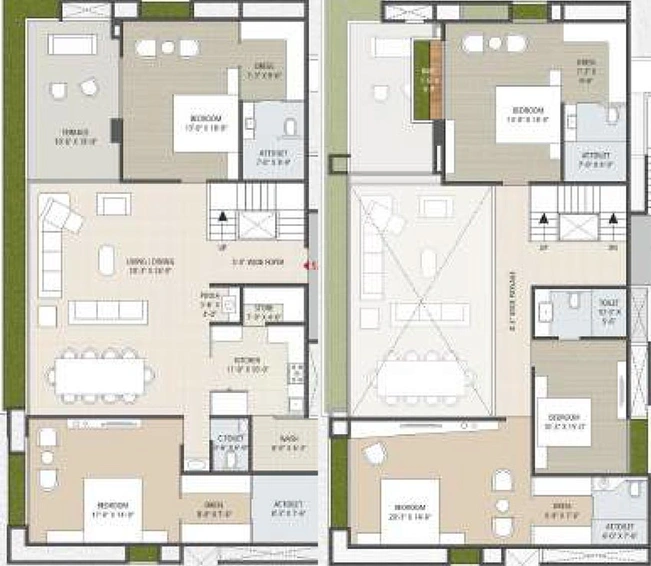 5 BHK Penthouse in Piramyd Greenopolis in Vesu, Surat - Image 818222