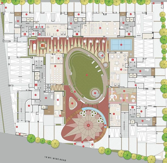Master Plan of Piramyd Greenopolis in Vesu, Surat - Image 175125