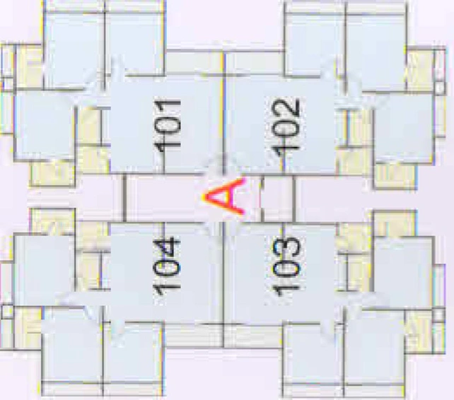 Floor Plan of Shree Rang Nagar & Mall in Randesan, Gandhinagar - Image 98784