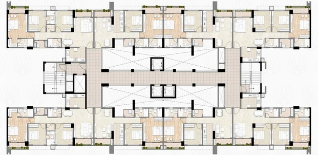 Floor Plan of Sahu Pearl in Mohanlalganj, Lucknow - Image 98852