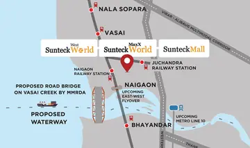 Location of Sunteck Maxx World - Image 17765