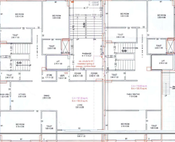 6 BHK Duplex in Millionaires Lifestyle in Vesu, Surat - Image 818437