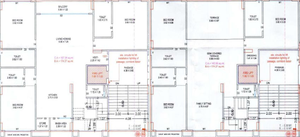 6 BHK Flat in Millionaires Lifestyle in Vesu, Surat - Image 818438