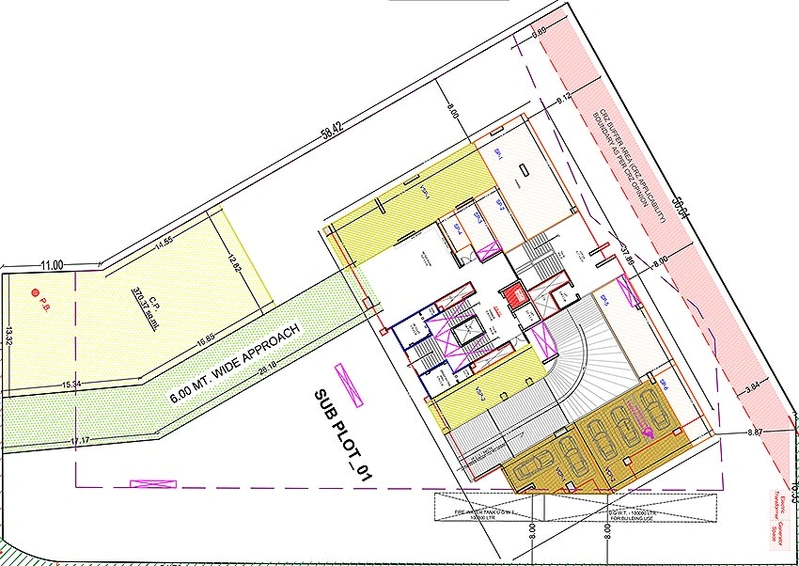 Master Plan of Newtone Ashirwad River Homes 1 in Piplod, Surat - Image 176449