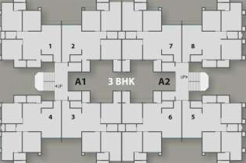 Floor Plan of Sundaram Status in Bhestan, Surat - Image 179858