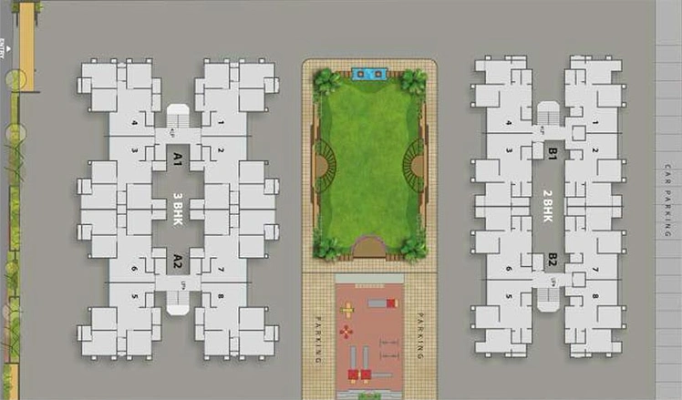 Master Plan of Sundaram Status in Bhestan, Surat - Image 179859