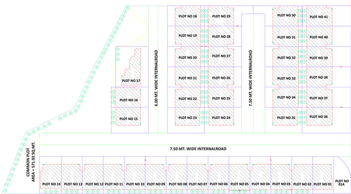 Master Plan of Shreeji Kesar 9 in Waghodia Road, Vadodara - Image 104084