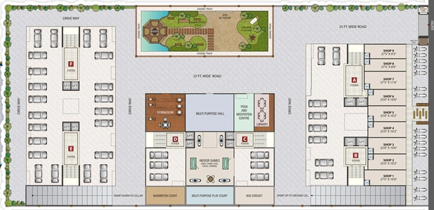 Master Plan of Siddharth Skyz in Vavol, Gandhinagar - Image 98541
