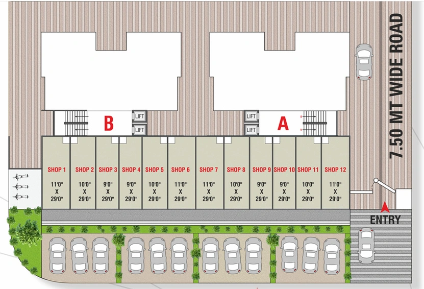 Master Plan of Ananta Anasya Greenz in Vavol, Gandhinagar - Image 98553
