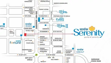 Location of ATJ Sarthak Serenity - Image 98574