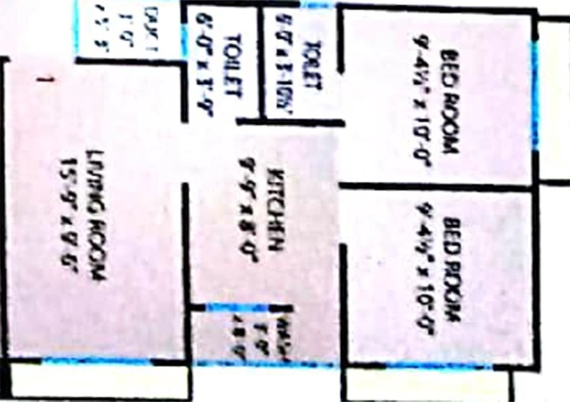2 BHK Flat in Shree Sumukh Residency in Dindoli, Surat - Image 819982