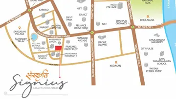 Location of Sanskruti Signius - Image 98593