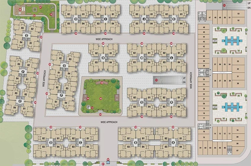 Master Plan of Rajhans Platinum Residency in Palanpur, Surat - Image 177010