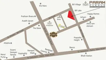 Location of Param Avenue - Image 192616