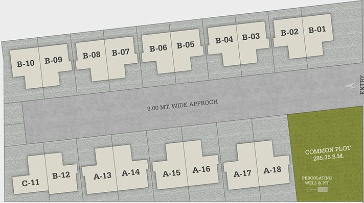 Master Plan of Rajlaxmi Villa in Chhani, Vadodara - Image 193472