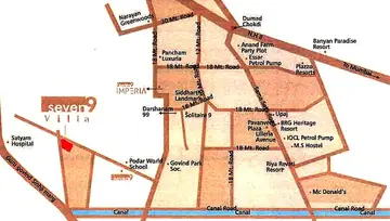 Location of Khodiyar Seven 9 Villa - Image 193852